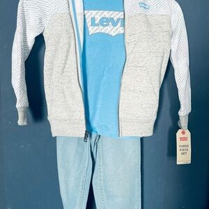 Brand New with Tags Levi's Three-Piece Set Size 5 Kids Children Nordstrom